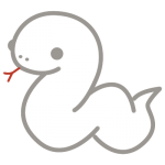 白蛇イラスト