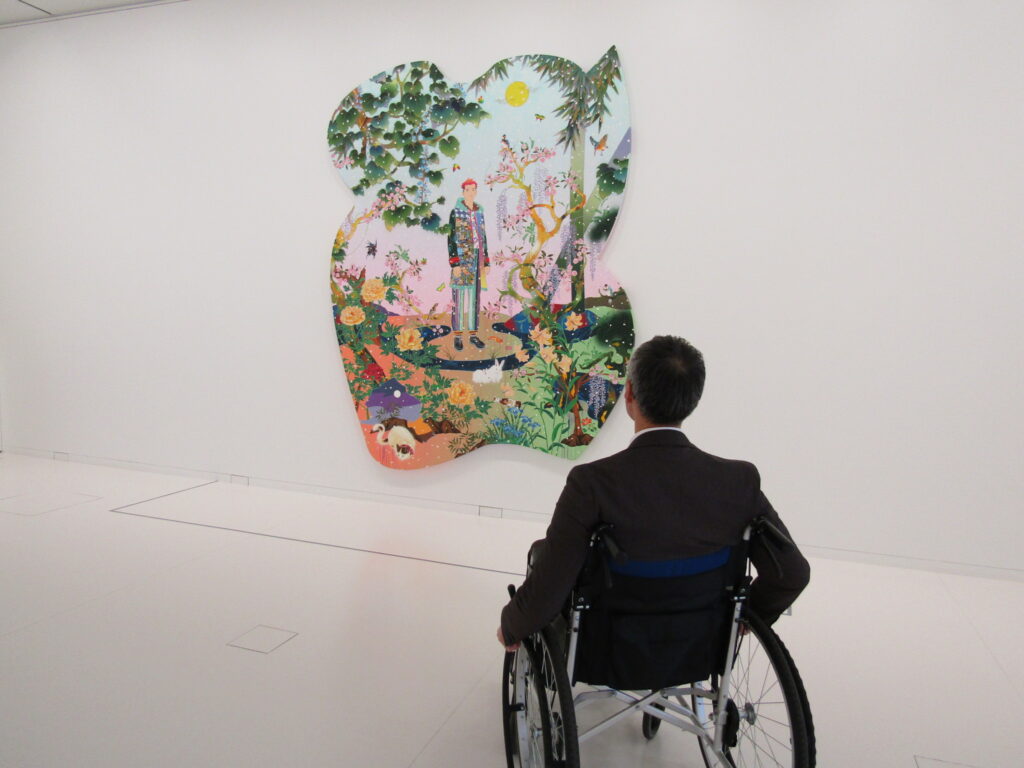 17.絵画作品鑑賞中