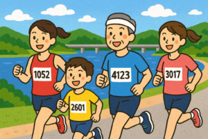 第32回 しゅうとう中山湖健康マラソン大会 @ 山口県岩国市周東町中山川ダムえん堤